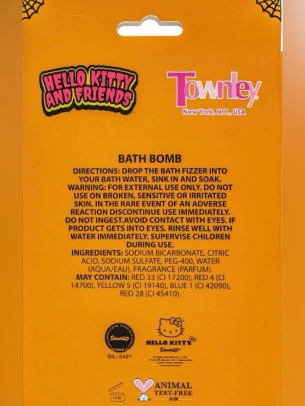 Hello Kitty Halloween Bath Bombs